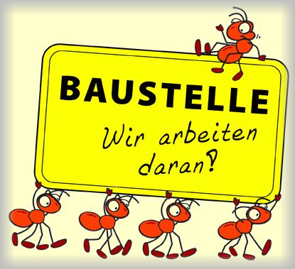 In Arbeit Baustelle 2026